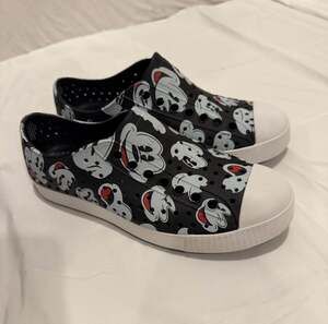 Native Shoes x Disney Mickey Mouse Perforated Slip-On Sneakers